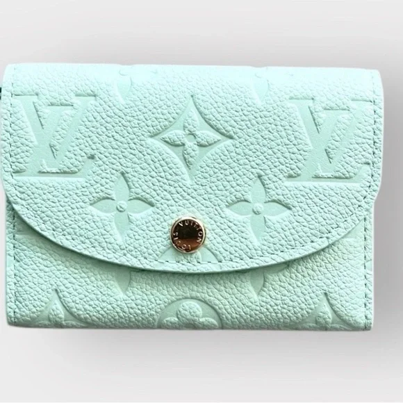 LV Mint Green Card Wallet - Picture 1 of 10
